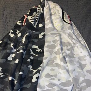 Black/White Bape Jacket